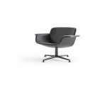 Knoll Lissoni Poltroncina girevole KN01 base antracite vista