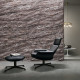 Knoll Lissoni Poggiapiedi KN03 base antracite ambientazione