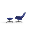 Knoll Lissoni Poggiapiedi KN03 base antracite vista