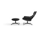 Knoll Lissoni Poggiapiedi KN03 base antracite vista