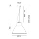 Loft 269.14 lampada a sospensione Il Fanale dimensioni