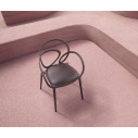 Loop Chair con Cuscino Set 2 Pezzi Qeeboo ambientazione