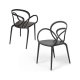 Loop Chair senza Cuscino Set 2 Pezzi Qeeboo ambientazione