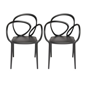 Loop Chair senza Cuscino set 2 pezzi