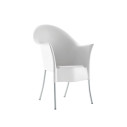 Driade Lord Yo Poltroncina bianco, alluminio vista