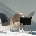 Driade Lord Yo Poltroncina nero, alluminio ambientazione