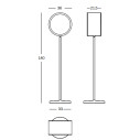 Lost Lampada da terra M H 140 Magis dimensioni