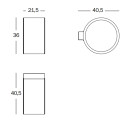 Lost Lampada da parete-soffitto L Magis dimensioni