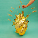 Love in Bloom Giant Gold Vaso Seletti vista