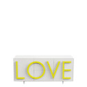 Driade Love Medium Contenitore bianco, giallo fluo vista