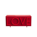 Driade Love Medium Contenitore rosso, rosso vista