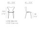 Love Mini Sedia Vondom dimensioni