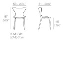 Love Sedia Vondom dimensioni