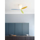 Luceplan Blow D28 Ventilatore-Lampada a soffitto multicolore ambientazione
