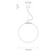 Luna 18 sospensione In-es.artdesign dimensioni