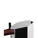 Alessi MA01/3 Menhir Caffettiera espresso Burgundy 3 tazze dettaglio