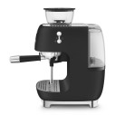 Macchina da caffè espresso manuale con macinacaffè integrato Smeg EGF03BLMEU Nero opaco