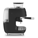 Macchina da caffè espresso manuale con macinacaffè integrato Smeg EGF03BLMEU Nero opaco