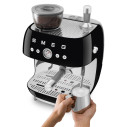 Macchina da caffè espresso manuale con macinacaffè integrato Smeg EGF03BLEU Nero dettaglio