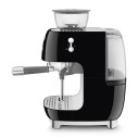 Macchina da caffè espresso manuale con macinacaffè integrato Smeg EGF03BLEU Nero