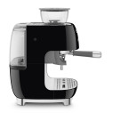 Macchina da caffè espresso manuale con macinacaffè integrato Smeg EGF03BLEU Nero