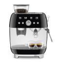 Macchina da caffè espresso manuale con macinacaffè integrato Smeg EGF03BLEU Nero