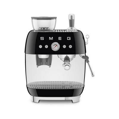 Macchina da caffè espresso manuale con macinacaffè integrato Smeg EGF03BLEU Nero