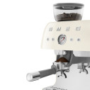 Macchina da caffè espresso manuale con macinacaffè integrato Smeg EGF03CREU Panna dettaglio