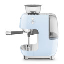 Macchina da caffè espresso manuale con macinacaffè integrato Smeg EGF03PBEU Azzurro