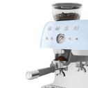 Macchina da caffè espresso manuale con macinacaffè integrato Smeg EGF03PBEU Azzurro dettaglio