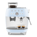 Macchina da caffè espresso manuale con macinacaffè integrato Smeg EGF03PBEU Azzurro