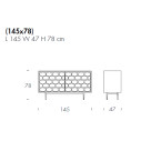 Madia Honey T6111AS Tonin Casa dimensioni