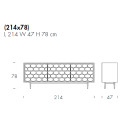 Madia Honey T6112AS Tonin Casa dimensioni
