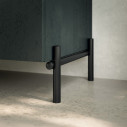 Madia Linear FGF Mobili laccato verde petrolio e piedini Cill