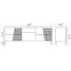 Madia Zero.16 Devina Nais  composizione L 220 H 81,5 P 50,5