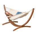La Siesta Maera Eucalyptus Supporto in legno per amache singole vista