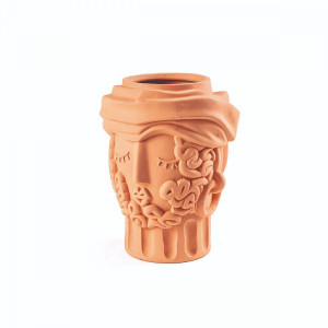 Magna Graecia Vaso in terracotta Man