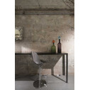 Mammamia Stool Sgabello alluminio e cromo Opinion Ciatti ambientazione