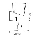 Map 1 Lampada da parete DCW éditions dimensioni