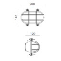 Marina 247.36.OO lampada da soffitto Outdoor Il Fanale dimensioni