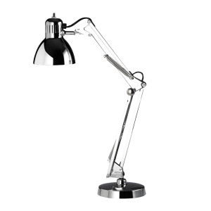 FontanaArte Naska Grande lampada da tavolo cromo