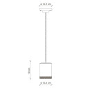 Lampada Mateca C988 Retrò Ferroluce dimensioni