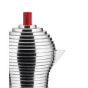 Alessi MDL02/3RFM Pulcina Caffettiera espresso Induzione Alluminio-Rosso 3 Tazze dettaglioAlessi MDL02/3RFM Pulcina Caffettiera espresso Induzione Alluminio-Rosso 3 Tazze dettaglio
