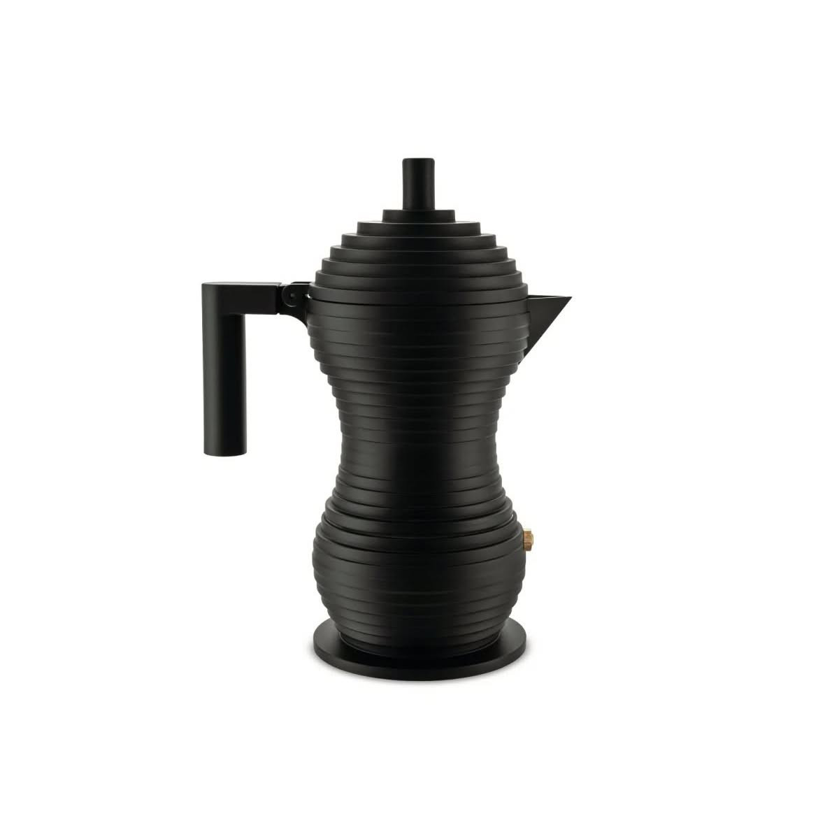 Alessi MDL02/6 BB Pulcina Caffettiera espresso Nero 6 Tazze