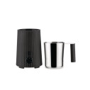 Alessi Plissè MDL13 B Cappuccinatore multifunzione ad induzione Nero dettaglio