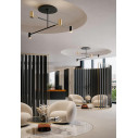 Melanocetus pl double lampada da soffitto Contardi ambientazione