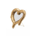 Melted Heart Gold Specchio e cornice per foto Seletti vista
