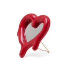 Melted Heart Red Specchio e cornice per foto Seletti vista