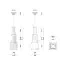 Metra C2832 Lampada a sospensione Decò Ferroluce specifiche