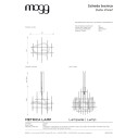 Metrica Lamp lampada a sospensione Mogg specifiche tecniche